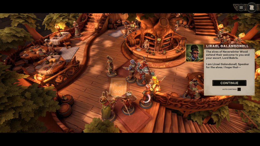 PS VR2 gameplay screenshot of Demeo x Dungeons & Dragons: Battlemarked exploring world map of Forgotten Realms.