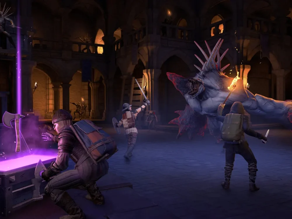 Reave: Limited Access VR dungeon combat on Meta Quest 3