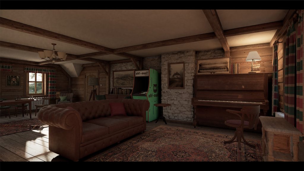 In-game puzzle interaction scene from The Riese Project in VR.